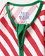 Sleepy Time Pajama - Candy Cane (0-24m)