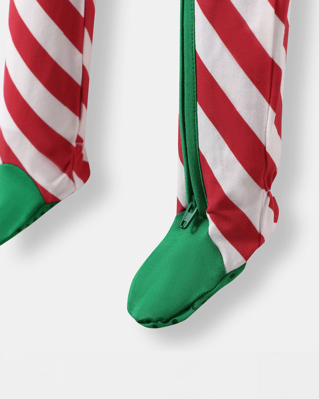 Sleepy Time Pajama - Candy Cane (0-24m) - Atlas & Maya