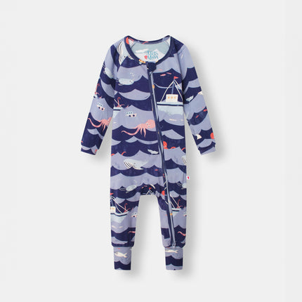 Sleepy Time Pajama - Ocean Snuggles - Atlas & Maya