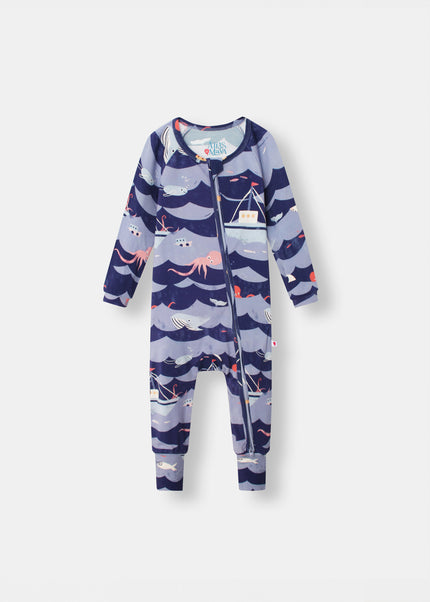 Sleepy Time Pajama - Ocean Snuggles - Atlas & Maya
