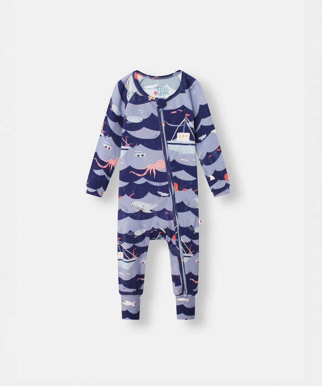 Sleepy Time Pajama - Ocean Snuggles - Atlas & Maya