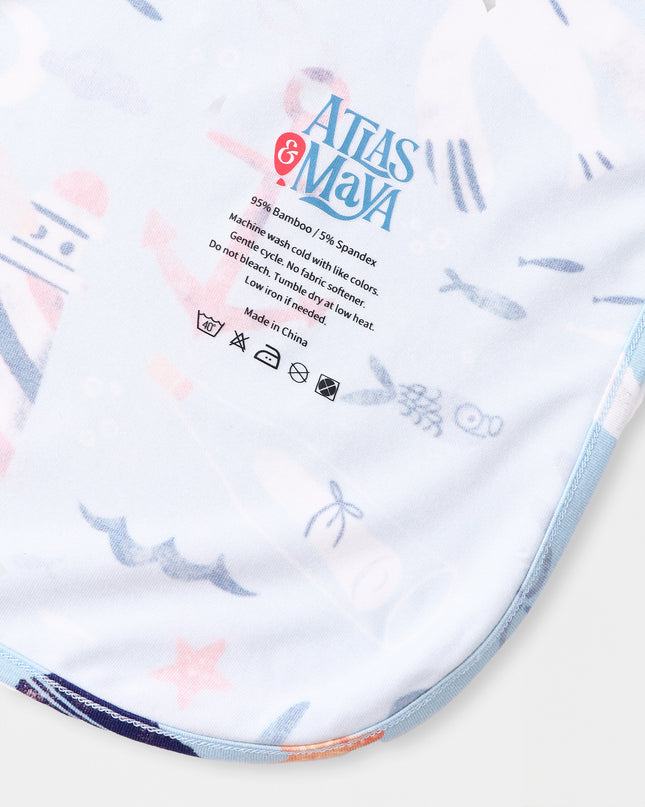 Swaddle Blanket - Anchor Away - Atlas & Maya