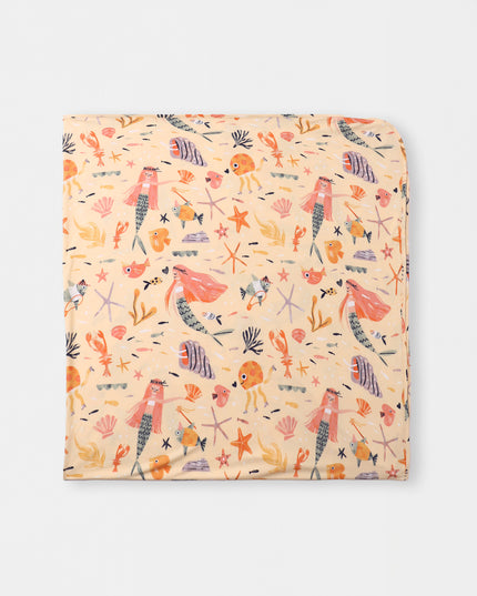 Swaddle Blanket - Mermaid Love - Atlas & Maya