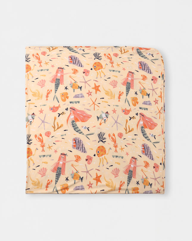 Swaddle Blanket - Mermaid Love - Atlas & Maya