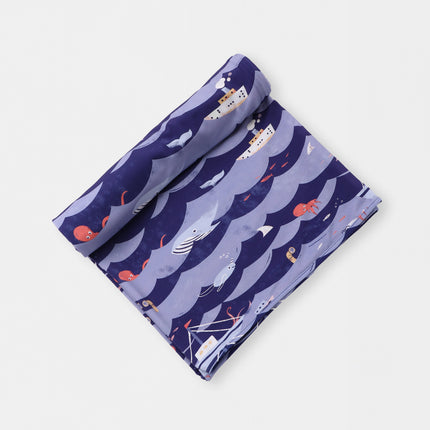 Swaddle Blanket - Ocean Snuggles - Atlas & Maya