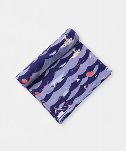 Swaddle Blanket - Ocean Snuggles - Atlas & Maya