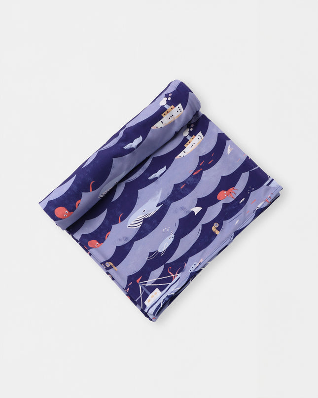 Swaddle Blanket - Ocean Snuggles - Atlas & Maya