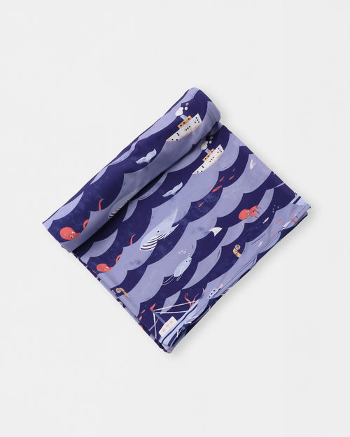 Swaddle Blanket - Ocean Snuggles - Atlas & Maya