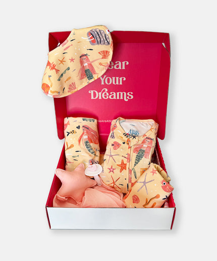 The Essential Set - Mermaid Love - Atlas & Maya  The Essential Set - Mermaid Love Bamboo Gift Box