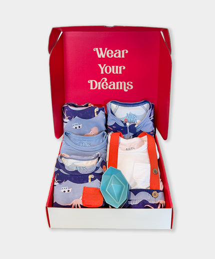 The Ocean Explorer Set - Atlas & Maya  The Ocean Explorer Set Bamboo Gift Box